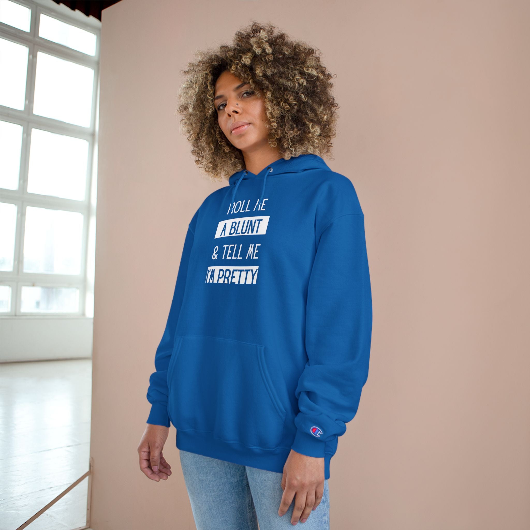 Roll Me a Blunt & Tell Me I’m Pretty Hoodie — Casual Streetwear Pullover