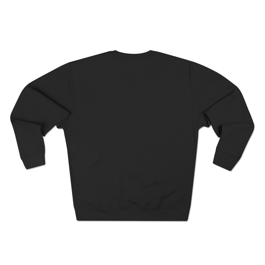 IJWTGH. Minimalist Graphic Sweatshirt — Bold Red Text Crewneck
